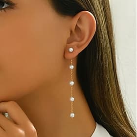 1 Pair Earrings For Women's Pearl Daily Formal Street Alloy Drop