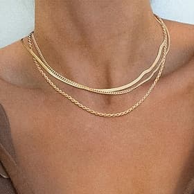1PC Necklace For Women's Daily Street Gift Alloy Patchwork