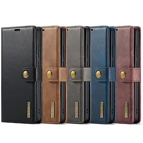 Phone Case For Samsung Galaxy S26 S26 Plus S26 Ultra Flip Cover Full Body Protective Retro Genuine Leather