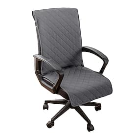 Water Resistant Office Chair Cover Reversible Quilting Dining Chair Slipcover Chair Covers Computer Desk Chair Covers with Non Slip Buckle High Back Universal