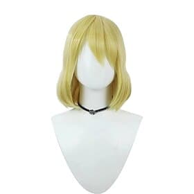 Ocean Adventurer Short Blonde Bob Wig with Bangs For Cosplay Party