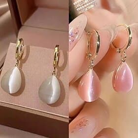 1 Pair Drop Earrings Earrings For Women's Daily Street Date Alloy Drop