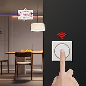 AC85V-250V 1CH Wireless Remote Control Switch AC220V Light Power ON OFF 433mhz