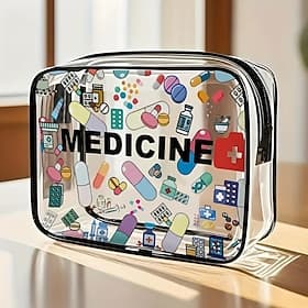 Trousse de toilette grande capacité (1 ou 2 pièces) avec fermeture éclair, organisateur de maquillage portable pour femmes et filles, trousse de toilette de vo