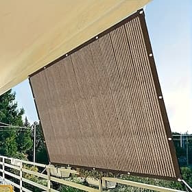 Outdoor Sun Shade Net – Brown, Durable UV Protection Canopy for Travel, Picnic, Pool, Garden, Camping, Backyard, Beach, Patio, Multiple Sizes Available