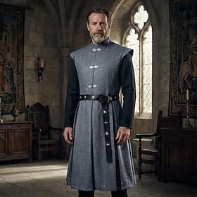 Gotisch Mittelalterlich Renaissance Knielang Oberbekleidung Ritter Ranger Kostüm Herren Fantasie Halloween Karneval Renaissance-Messe LARP Retro-Mottoparty Erw