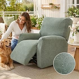 Water Resistant Large Leaf Sofa Cover Non Slip Couch Protector Furniture Protector Washable Sofa Cover for Living Room