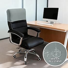 Office Chair Headrest Cover Water Resistant Washable Chair Back Protector Soft Headrest Towel for Computer Chair Desk Chair Home Office