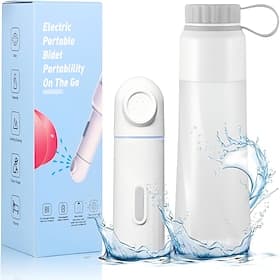 Electric Portable Bidet for Travel  Postpartum Care, Handheld Rechargeable Bidet Sprayer with 350ml Bottle, 2 Pressure Modes for Maternity, Baby, Seniors, Camp