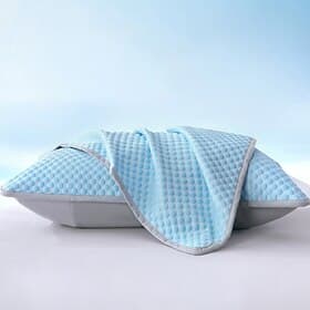 Fodera rinfrescante per cuscino, protezione per cuscino in seta ghiaccio, federa traspirante e morbida per letto, ideale per chi soffre il caldo durante il son