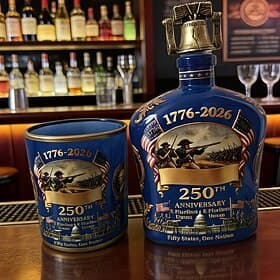 2pcs Set of 250th Anniversary Heritage Whiskey Glass Oval Glass, Reusable and Versatile, Perfect for Celebrations on July 4th, Suitable for Giving to the Elder