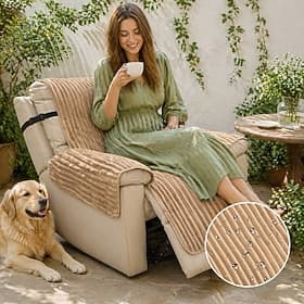 Waterproof Couch Covers Non Slip Recliner Sofa Cover Single Seat Couch Protector Pet Friendly Scratch Resistant Durable Sofa Throw Furniture Cover for Dogs Cat