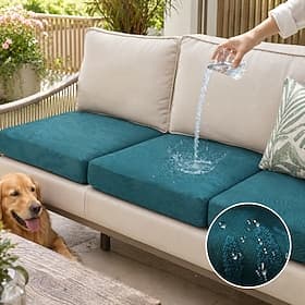 Stretch Water Resistant Couch Covers Sofa Seat Cushion Cover for Dogs Pet, Magic Sofa Cover Sectional Sofa Slipcover for Love Seat, L Shaped, 3 Seater, Washabl