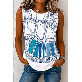 Women's 100% Cotton T Shirt Cotton Shirt Vintage Washed Tops Plain Vintage Fashion Stylish Sleeveless Short Sleeve Crew Neck Round Neck Long Tops Casual Daily