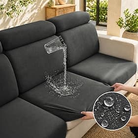 100% Waterproof Sofa Cover, Couch Cover for 1-Seater, Loveseat, and 3-Seater, Durable Furniture Protector Against Spills, Stains, and Pet Damage