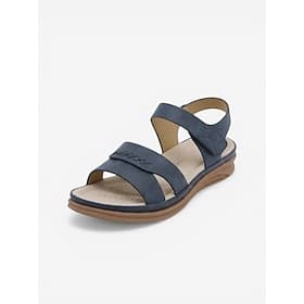 Women's Blue Arch Support Walking Sandals – Adjustable Ankle Strap Comfort Sandals, Cushioned Lightweight Casual Shoes for Travel, Park Walking  Daily Wear