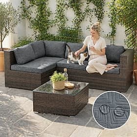 8Pcs Stretch Patio Cushion Covers,Outdoor Waterproof Couch Covers Replacement,Outdoor Couch  Sofa Slipcovers,for Patio Furniture Cushion Covers,Washable Reusab