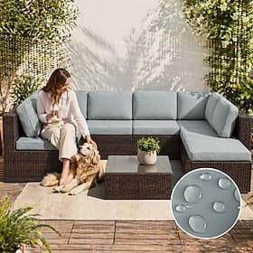 8Pcs Stretch Patio Cushion Covers,Outdoor Waterproof Couch Covers Replacement,Outdoor Couch  Sofa Slipcovers,for Patio Furniture Cushion Covers,Washable Reusab