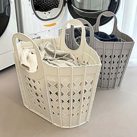 1PC Large-Capacity Foldable Laundry Basket with Handle, Collapsible Storage Organization Hamper for Dirty Clothes, Space Saving Portable Clothes Bin for Bedroo