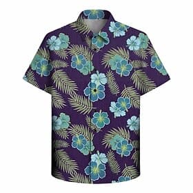Rétro Vintage Hippie Années 1970 Chemises hawaïennes Chemise Aloha Manches courtes Hippie Fleuri Déguisement Homme Soirée Décontracté Quotidien Adulte Chemise thumbnail 2
