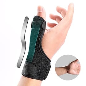 Thumb Spica Splint  Wrist Brace for Arthritis, Tendonitis, and Pain Relief - Adjustable Thumb Stabilizer with Removable Metal Splint, Breathable Support for Me