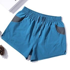 Men's Athletic Shorts Shorts Summer Shorts Beach Shorts Casual Shorts Drawstring Pocket Elastic Waist Color Block Short Daily Outdoor Streetwear Sports Streetw
