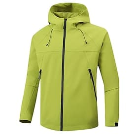 Voor heren Windjack Softshell jas Wandeljack Buiten waterdicht Winddicht Sneldrogend Ademend Wandeloutfits Wandelkleding Zomer Lente Jack Kleding Bovenlichaam thumbnail 4