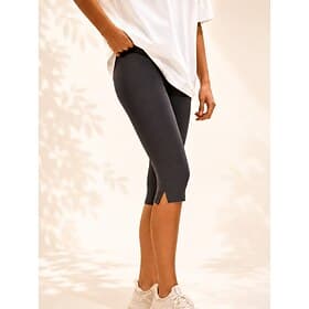 Women's Shorts Leggings Vacation Basic Calf-Length High Waist Plain Comfort Breathability Stretchy Gym Yoga Sports Outdoor Black Summer Spring