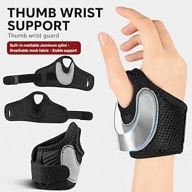 Breathable Thumb  Wrist Guard with Built-in Splint - Ergonomic Thumb Spica for Sprains, Strains and RSI Recovery