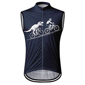 Homme Gilet de cyclisme Maillot de cyclisme Géométrique Sans manches Cyclisme Gilet / Veste Maillot Top avec 3 poches arrière Séchage Rapide Poche Arrière Évac thumbnail 5