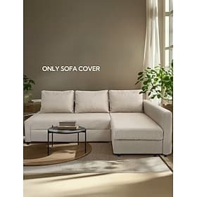 Sofa Bed Cover for Dogs,Sofa Bed Sleeper Cover, Replacement Corner Couch Slipcover with Right Chaise or Left Chaise Washable Furniture Protector  FRIHETcover L