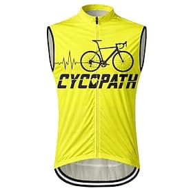 Homme Gilet de cyclisme Maillot de cyclisme Géométrique Sans manches Cyclisme Gilet / Veste Maillot Top avec 3 poches arrière Séchage Rapide Poche Arrière Évac thumbnail 2