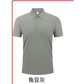 Per uomo Polo da golf Grigio Manica Corta Top Abbigliamento da golf Abbigliamento Abiti Abbigliamento