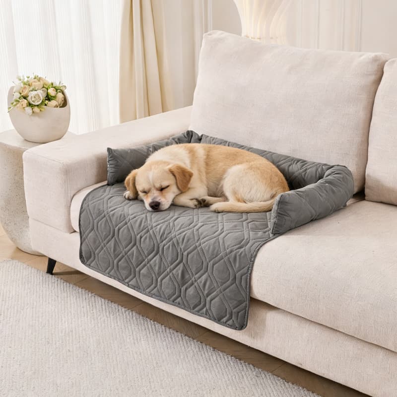 100% Waterproof Dog Couch Cover Sofa Protector, Scratch-Resistant Heavy Duty Pet Bed Mat for Small Medium Large Dogs, Non-Slip All-Season Pad