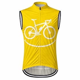 Homme Gilet de cyclisme Maillot de cyclisme Géométrique Sans manches Cyclisme Gilet / Veste Maillot Top avec 3 poches arrière Séchage Rapide Poche Arrière Évac thumbnail 3