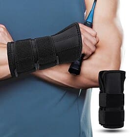 Carpal Tunnel Wrist Brace with Triple Splint Support - Adjustable Wrist Splint for Arthritis, Tendonitis, and Pain Relief - Night  Day Support for Men and Wome