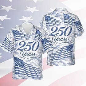 4th of July 2026 250th Men's American Flag Shirt Summer Shirt Button Up Shirt Short Sleeve Patriotic Daily Streetwear Summer Spring Turndown 3D Print Collared