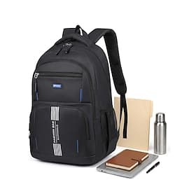 Backpack d'ordinateur portable léger pour homme sac à dos imperméable grande capacité pour le collège et le travail pour le trajet quotidien