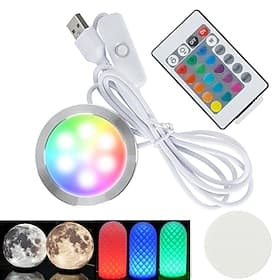 1PCS -10PCS Remote Control RGB LED Lamp Kit 001 for Bambu Lab H2C/X1/P2S/A1 Multicolor RGB Makerworld for Anycubic Makeronline 3D Printer Light DIY Hardware Mo