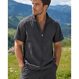 Homme Coupe-Vent Veste de randonnée Veste de protection UV Extérieur Imperméable Séchage Rapide Respirant Tenues de randonnée Vêtements de randonnée Été Printe thumbnail 7