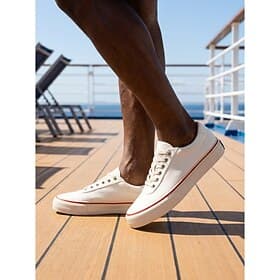 Men's Minimalist Casual Island Cruise Fabric Slip Resistant Lace-up Blue Beige Summer Spring All Seasons