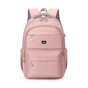 Student School Backpack, Large Capacity Multi-Compartment Laptop Bookbag, Waterproof Polyester Casual Daypack, Unisex, Multi Colors, Perfect for High School, C thumbnail 2