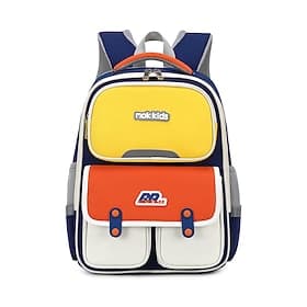 Sac à dos scolaire pour garçons Sac à dos pour filles, grande capacité, multi-compartiments, en polyester imperméable, avec soutien dorsal ergonomique, bandes