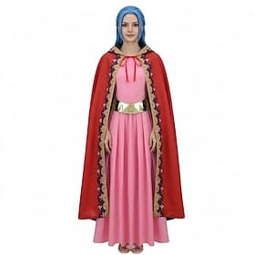 Aventurier des océans Princesse Vivi Pirate au chapeau de paille Manga Robe Tenues Costumes de Cosplay Halloween Carnaval Performance Fête / Soirée Robe Ceintu