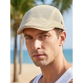 Casquette d'été respirante pour homme, bandeau ajustable, polyester léger à séchage rapide, multicolore, idéale pour les voyages, le sport décontracté, la pêch