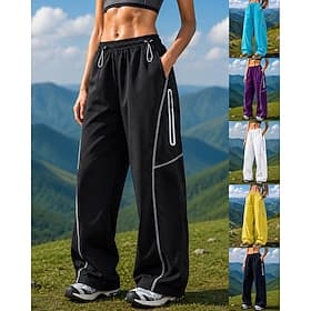 Femmes Pantalons de Combat Pantalons Cargo Pantalons de randonnée Pantalon imperméable Été Printemps Automne Extérieur Coupe régulière Coupe-vent Séchage Rapid
