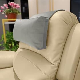 Non-Slip Head Pillow for Recliners - Neck Support Cushion with Velvet Cover for Pain Relief at Home, Office and Travel