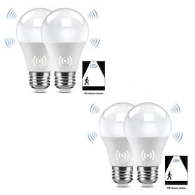 Ampoule LED à détection radar micro-ondes 220 V E27 avec capteur de mouvement intégré pour escaliers domestiques