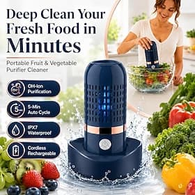 Purificateur de fruits et légumes, machine à laver les fruits et légumes par purification aux ions OH, purificateur d'aliments sans fil rechargeable par USB po