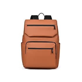 Unisex Brown Laptop Backpack for College Students - Modern Minimalist University School Bag - Stylish Water-Resistant Rucksack for Men  Women